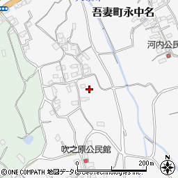 長崎県雲仙市吾妻町永中名736周辺の地図