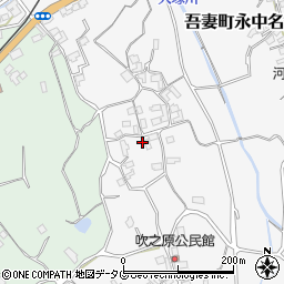 長崎県雲仙市吾妻町永中名834周辺の地図