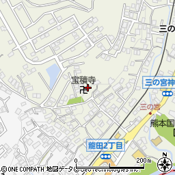 宝積寺公民館周辺の地図