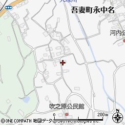 長崎県雲仙市吾妻町永中名735周辺の地図