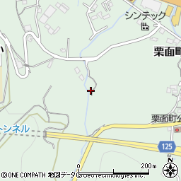 長崎県諫早市栗面町441周辺の地図