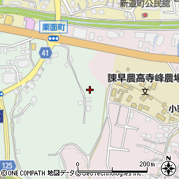 長崎県諫早市栗面町962周辺の地図