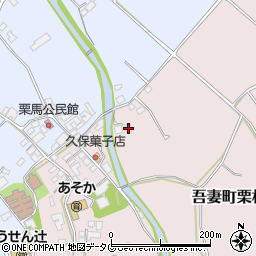長崎県雲仙市吾妻町栗林名246周辺の地図