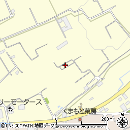 熊本県熊本市東区小山町2121周辺の地図