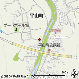 長崎県諫早市平山町557周辺の地図