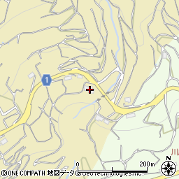 熊本県熊本市西区河内町野出1619周辺の地図
