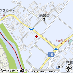 セブンイレブン熊本上南部店周辺の地図