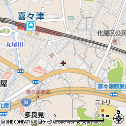 普賢寿司周辺の地図