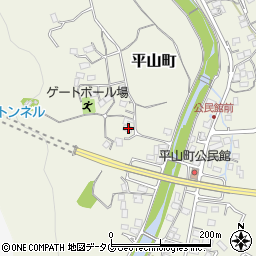 長崎県諫早市平山町548周辺の地図
