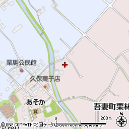 長崎県雲仙市吾妻町栗林名234周辺の地図