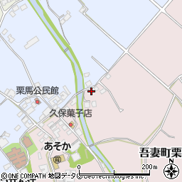 長崎県雲仙市吾妻町栗林名243周辺の地図