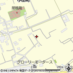 熊本県熊本市東区小山町1960周辺の地図