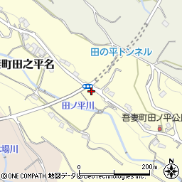 長崎県雲仙市吾妻町田之平名819周辺の地図