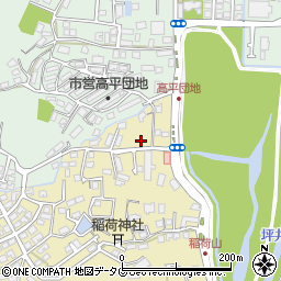 熊本県熊本市北区打越町43-40周辺の地図