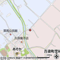 長崎県雲仙市吾妻町栗林名242周辺の地図
