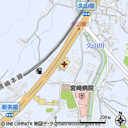 長崎日産自動車諫早営業所周辺の地図