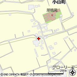 熊本県熊本市東区小山町1939-1周辺の地図