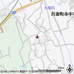 長崎県雲仙市吾妻町永中名828周辺の地図