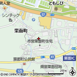 長崎県諫早市栗面町785周辺の地図