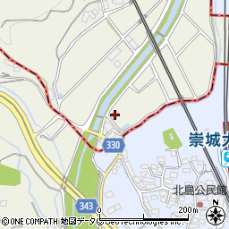 熊本県熊本市北区釜尾町10周辺の地図