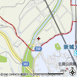 熊本県熊本市北区釜尾町10周辺の地図