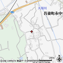 長崎県雲仙市吾妻町永中名825周辺の地図