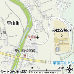長崎県諫早市平山町210周辺の地図