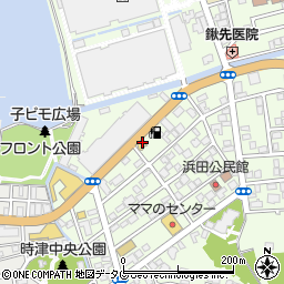 モスバーガー　長崎時津店周辺の地図