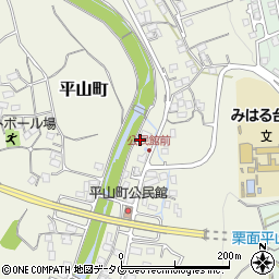 長崎県諫早市平山町212周辺の地図
