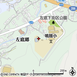 長崎県西彼杵郡時津町左底郷190周辺の地図