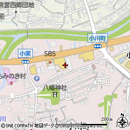 長崎トヨペット諫早店周辺の地図