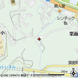 長崎県諫早市栗面町431周辺の地図