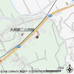 長崎県雲仙市吾妻町阿母名44周辺の地図