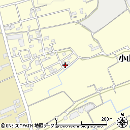 熊本県熊本市東区小山町1660-21周辺の地図