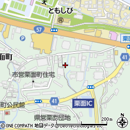 長崎県諫早市栗面町805周辺の地図