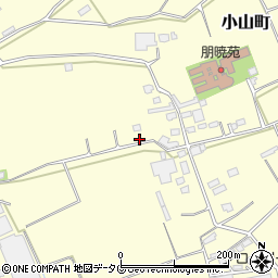 熊本県熊本市東区小山町2221周辺の地図