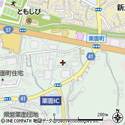 長崎県諫早市栗面町816周辺の地図