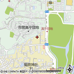 熊本県熊本市北区打越町43-18周辺の地図