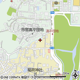 熊本県熊本市北区打越町43-52周辺の地図