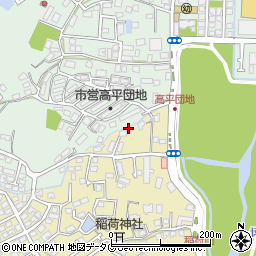 熊本県熊本市北区打越町43周辺の地図