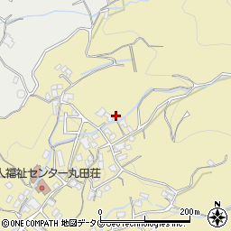 長崎県西彼杵郡長与町丸田郷417周辺の地図