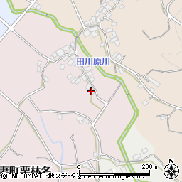 長崎県雲仙市吾妻町栗林名55周辺の地図