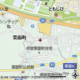 長崎県諫早市栗面町787周辺の地図