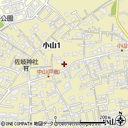 良地産業株式会社　熊本営業所周辺の地図
