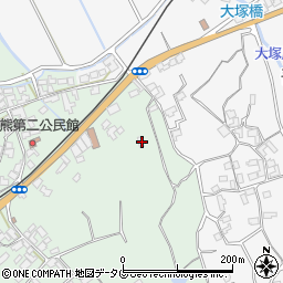 長崎県雲仙市吾妻町阿母名51周辺の地図