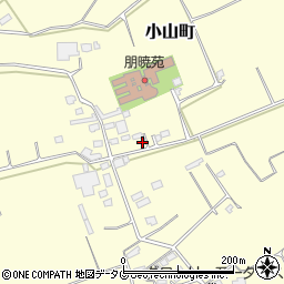 熊本県熊本市東区小山町2206-1周辺の地図