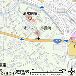 モン・サントラバーユ長崎周辺の地図