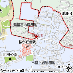 竹林亭周辺の地図