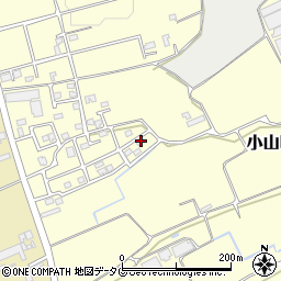 熊本県熊本市東区小山町1660-18周辺の地図
