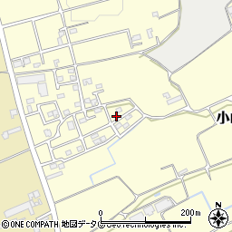 熊本県熊本市東区小山町1660-12周辺の地図